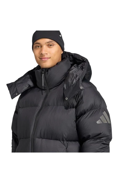 adidas Erkek  Siyah  Mont MYSHELTER PARKA JL6960 - Resim 5