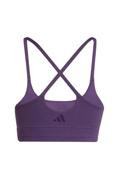 adidas Kadın Mor Sporcu Sütyeni ALL ME RIB LS JL5544 - 2