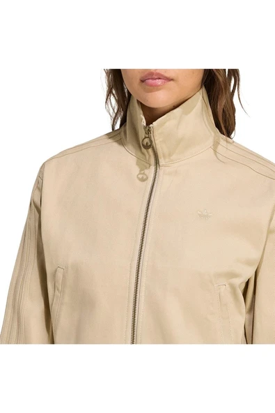 adidas  Kadın  Bej  Ceket FB CROP TT JX7600 - Resim 5