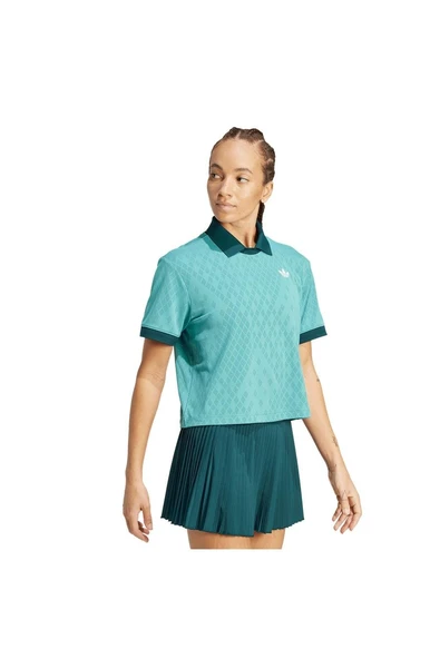 adidas  Kadın  Turkuaz  Polo T-shirt POLO PRO JM4735 - 4