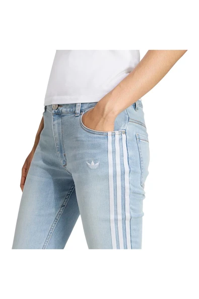 adidas Kadın  Mavi  Eşofman Altı SLIM DENIM KE9801 - Resim 5