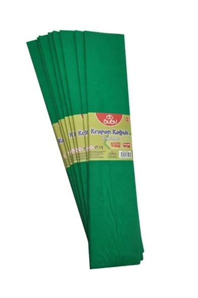 Krapon Kağıdı 10'lu Açık Yeşil 50x200 Cm ürün görseli