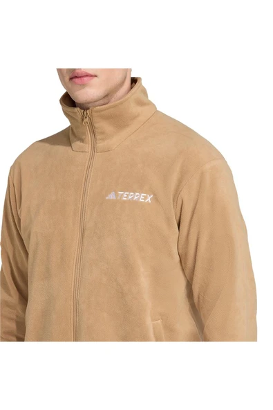 adidas  Erkek  Kahverengi  Ceket MT ESS FZ FL JM3115 - Resim 5