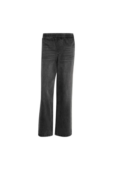 adidas Erkek  Siyah  Eşofman Altı ADILENIUM DENIM KF8543