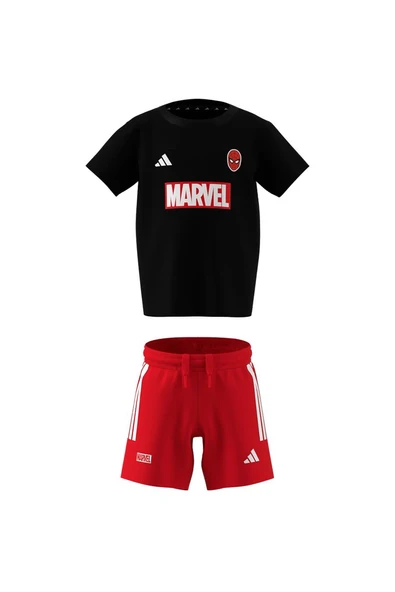 adidas  Bebek  Siyah  Eşofman I MRVL SM T SET JW9968 - 9