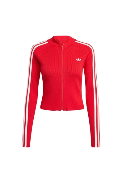 adidas Kadın  Kırmızı  Ceket SLIM KNIT TT JY2598 ürün görseli 1