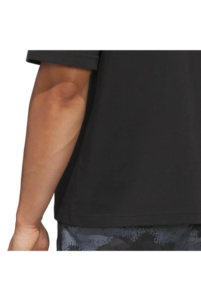 adidas Erkek  Siyah  T-shirt ANTED GFX TEE 2 JW2931 - Resim 7