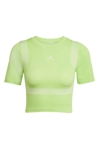 adidas Kadın Yeşil T-shirt SEAMLESS TEE JV8506