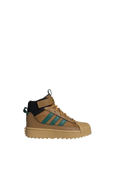adidas Çocuk  Kahverengi  Bot SUPERSTAR WINTER TREK C JQ0343 - Resim 2