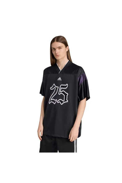 adidas Erkek  Siyah  T-shirt FTBL JRSY JY2763 - Resim 2