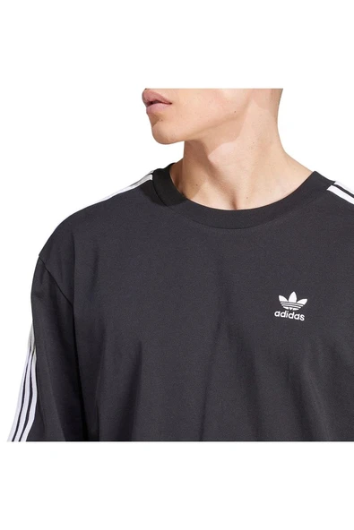 adidas Erkek  Siyah  T-shirt Oversize tee IZ1832 - Resim 7