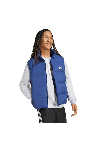 adidas Erkek  Mavi  Yelek ESS 3S PUF D V JM4080 - Resim 4