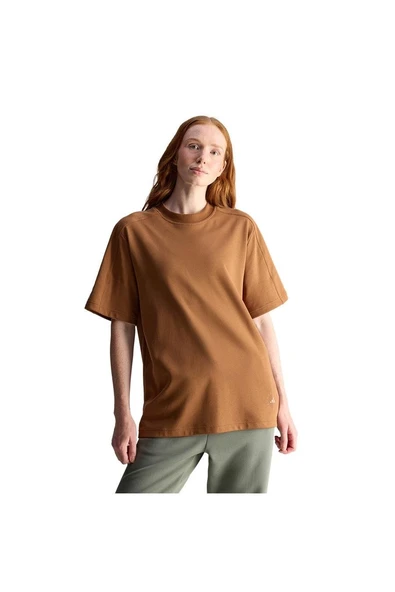 adidas Kadın Kahverengi T-shirt aSMC LOGO TEE JW4524 - 2