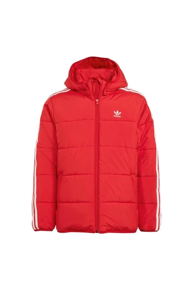 adidas Çocuk Kırmızı Mont PADDED JACKET JW1108