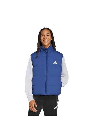 adidas Erkek  Mavi  Yelek ESS 3S PUF D V JM4080 - Resim 2