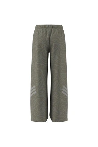 adidas  Çocuk Yeşil  Eşofman Altı JG FI WIDE PT JW7545 - Resim 10