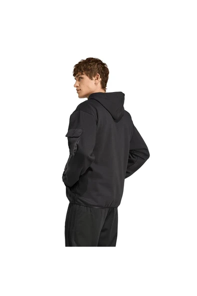 adidas Erkek  Siyah  Sweatshirt M CT UTILITY HD JM1484 - Resim 3