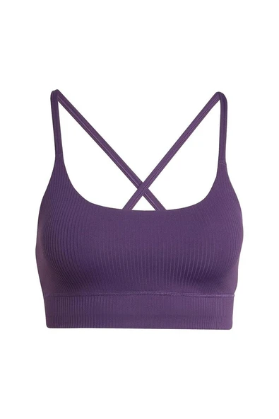 adidas Kadın Mor Sporcu Sütyeni ALL ME RIB LS JL5544
