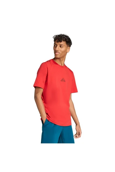 adidas  Erkek  Kırmızı  T-shirt M T-S JL7962 - Resim 4