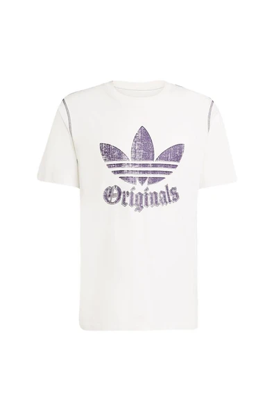 adidas Erkek  Beyaz  T-shirt GRFX TEE JY2760 ürün görseli 1