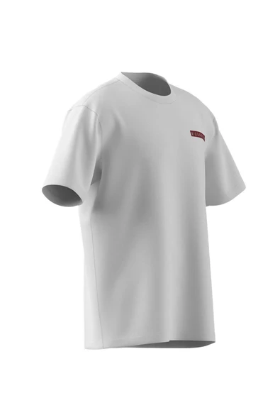 adidas Erkek  Beyaz  T-shirt GRAPHIC TEE JX3094 - 9