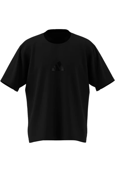 adidas Erkek  Siyah  T-shirt M Z.N.E. TEE LO JJ1151 - Resim 7