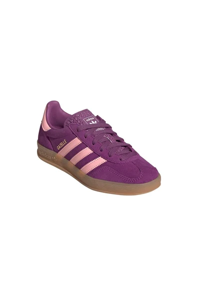 adidas Çocuk  Mor  Sneaker GAZELLE INDOOR J JP8766 - Resim 6