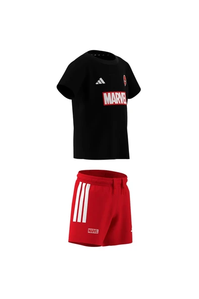 adidas  Bebek  Siyah  Eşofman I MRVL SM T SET JW9968 - 11