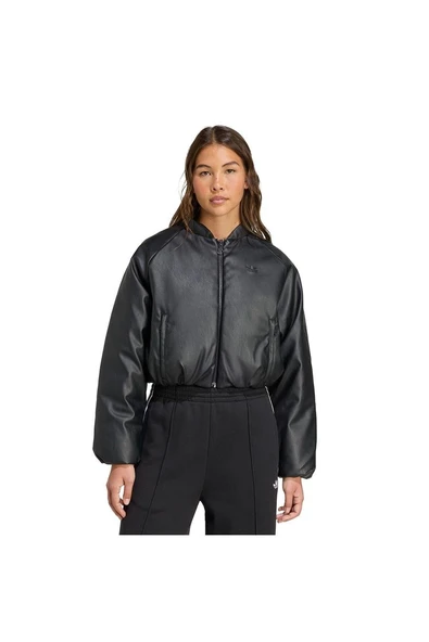 adidas Kadın  Siyah  Mont PLEATHER BOMBER JX5332 - 2