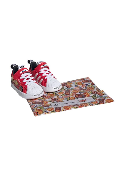 adidas Bebek  Kırmızı  Sneaker ADIFOM SUPERSTAR 360 I JR3754 - Resim 11