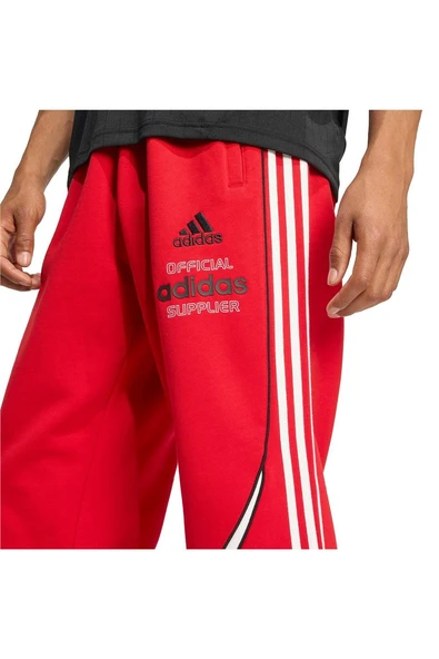 adidas Erkek  Kırmızı  Eşofman Altı FLEECE PANT KG2677 - Resim 6