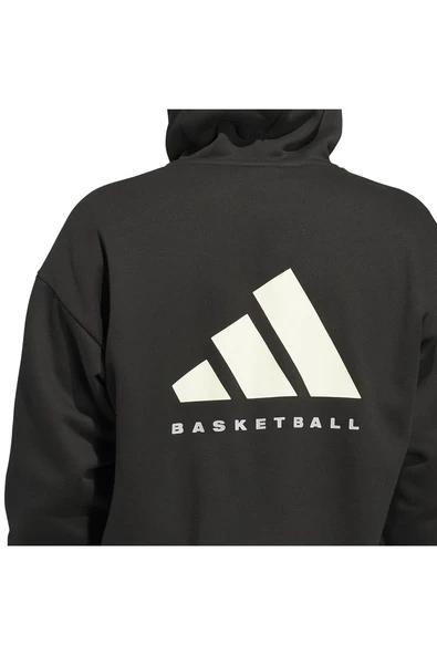 adidas Erkek  Siyah  Ceket ADIDAS FZ HOODY KB3064 - 6