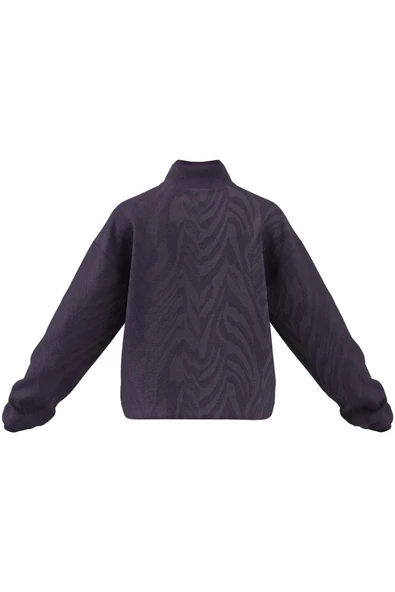 adidas  Kadın Mor  Ceket AOP POLARFLEECE JX7402 - Resim 11