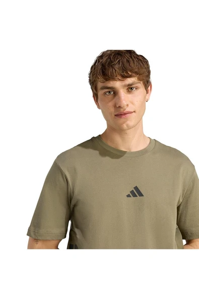 adidas  Erkek Yeşil  T-shirt M CT UTILITY T JM3906 - Resim 5