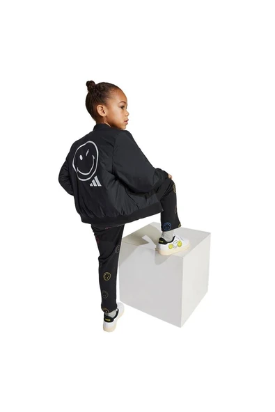 adidas  Çocuk  Siyah  Ceket LK SMI JACKET JL8839 - Resim 4