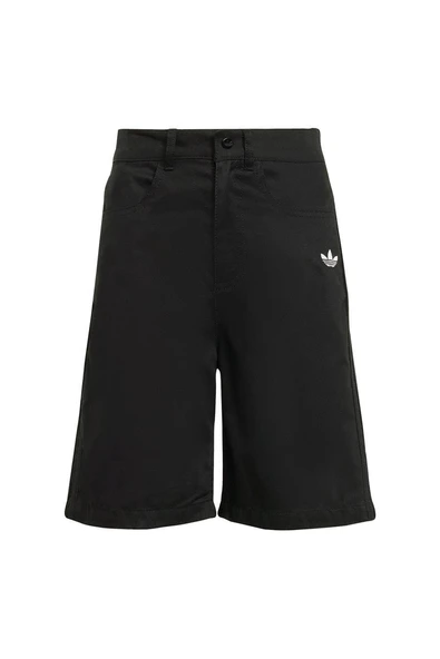adidas Çocuk  Siyah  Şort TWILL SHORTS JX3887 ürün görseli