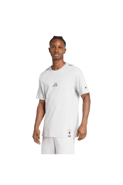 adidas  Erkek  Gri  T-shirt M T-S JL7963 - Resim 2