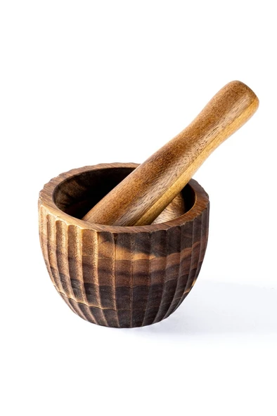 Tantitoni AKASYA AĞACI TIRTIKLI HAVAN SETİ 12X8CM ürün görseli