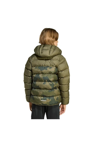 adidas  Çocuk Yeşil  Mont J SD AOP JKT JL7398 - Resim 3