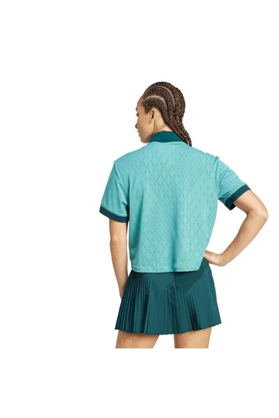 adidas  Kadın  Turkuaz  Polo T-shirt POLO PRO JM4735 - 3