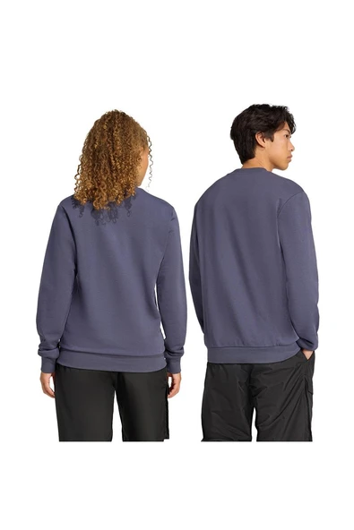 adidas Erkek  Mavi  Sweatshirt SNOW CREW KE2318 - Resim 7