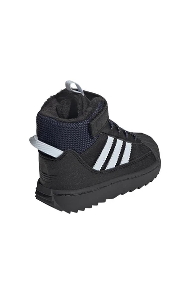 adidas Bebek  Siyah  Bot SUPERSTAR WINTER TREK I JQ0342 - Resim 7