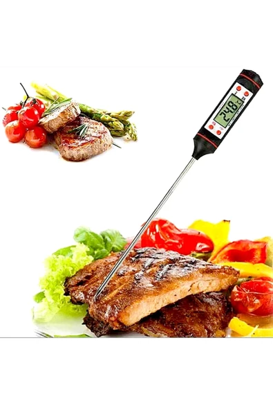 NACTUMU Dijital Gıda Termometresi, Süt, Et, Yoğurt Mayalama ve Mama Derecesi Ölçer