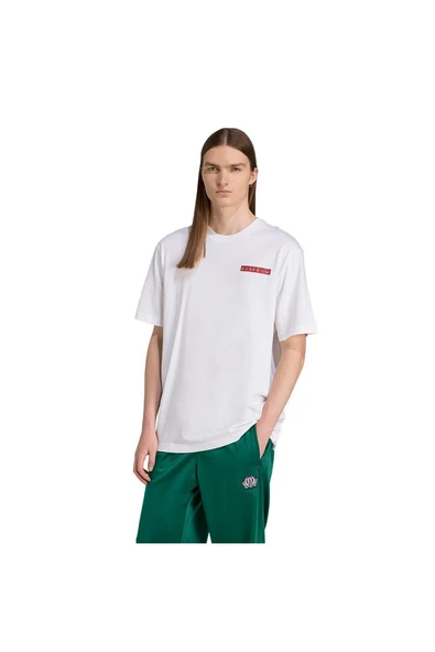 adidas Erkek  Beyaz  T-shirt GRAPHIC TEE JX3094 - 2