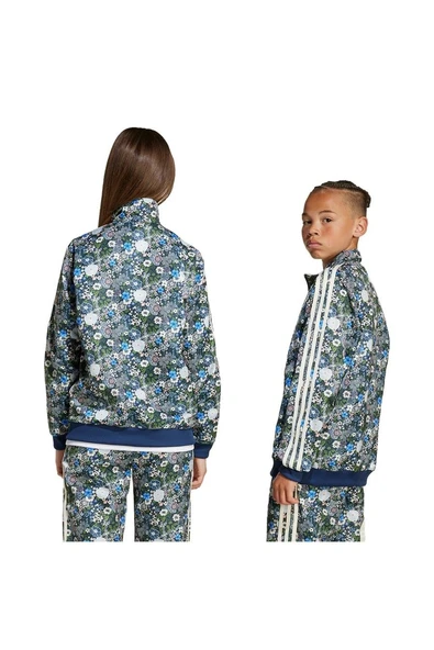 adidas  Çocuk Mavi  Ceket FIREBIRD TT JV7823 - Resim 7