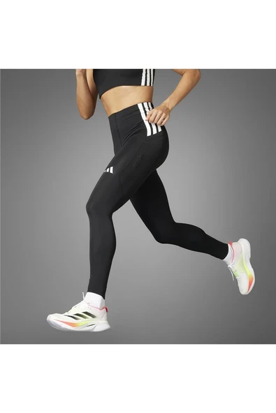 adidas Kadın  Siyah  Tayt Adizero 1/1 L W JI5656 - Resim 10