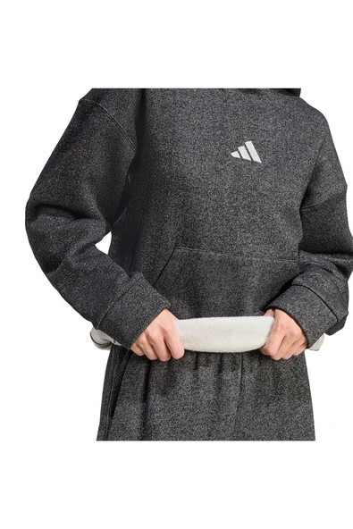 adidas Kadın  Siyah  Sweatshirt W ALL SZN HL HD JX4346 - Resim 6