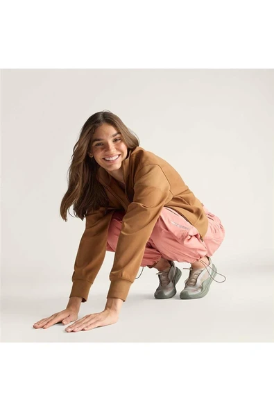 adidas  Kadın Kahverengi  Ceket aSMC KNITTED TT JX6782 - Resim 9