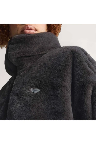 adidas Kadın  Ceket FUR JACKET JW7287 - Resim 12