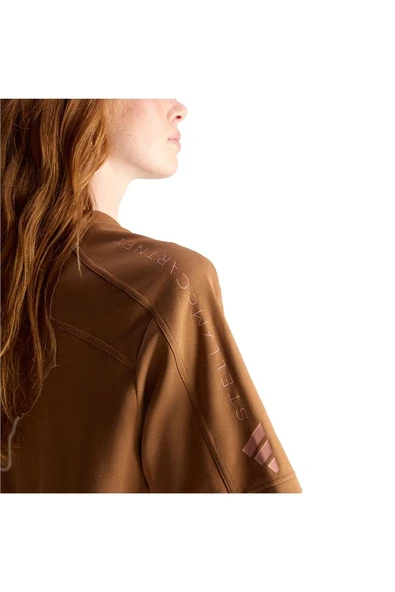 adidas Kadın Kahverengi T-shirt aSMC LOGO TEE JW4524 - 5